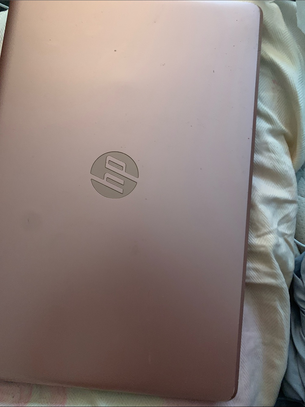 HP Rose Gold Laptop - Stylish Portable Notebook